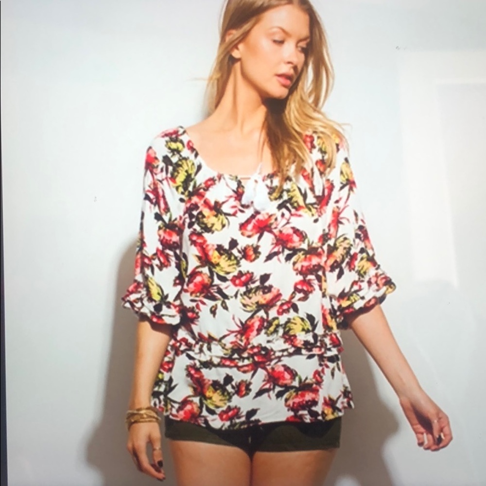 Rachael & Chloe floral print Top